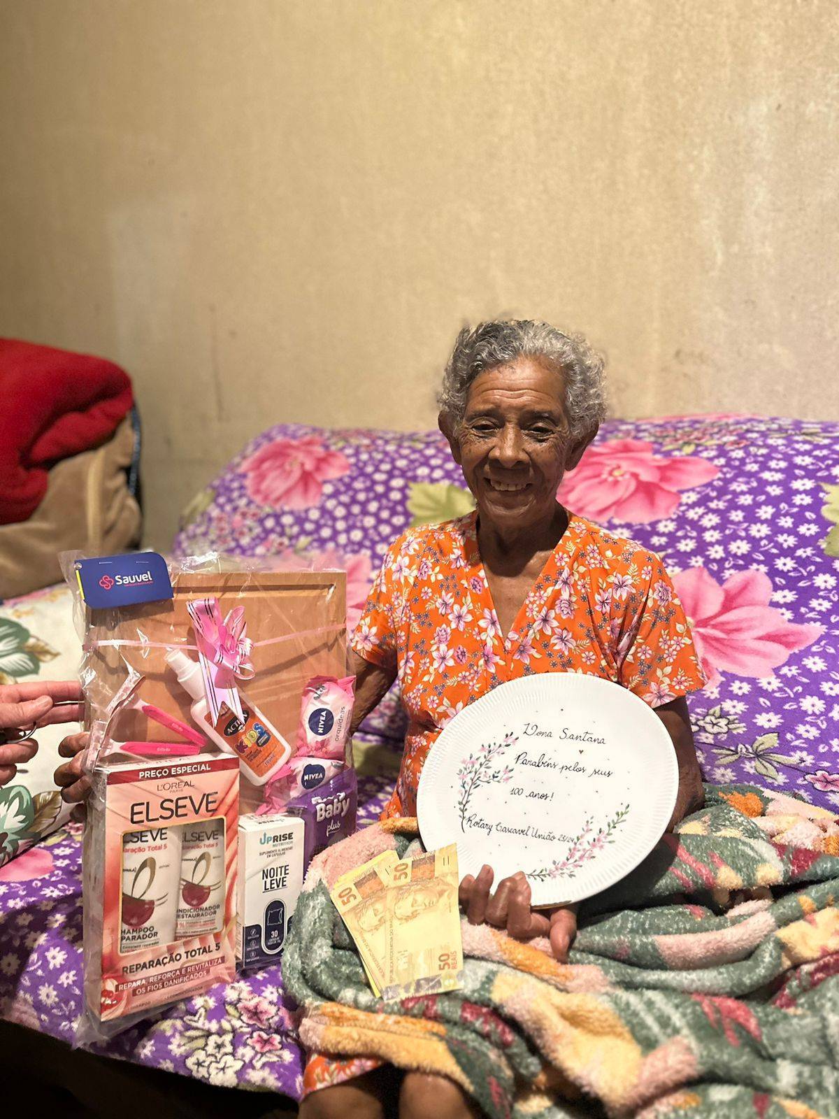 D. Santana, 100 anos e associada ao NRDC Cascavel Transformação