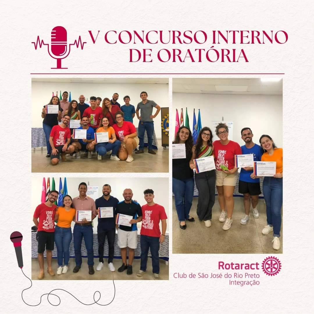  V Concurso Interno de Oratória do Rotaract Club de São José do Rio Preto - Integração