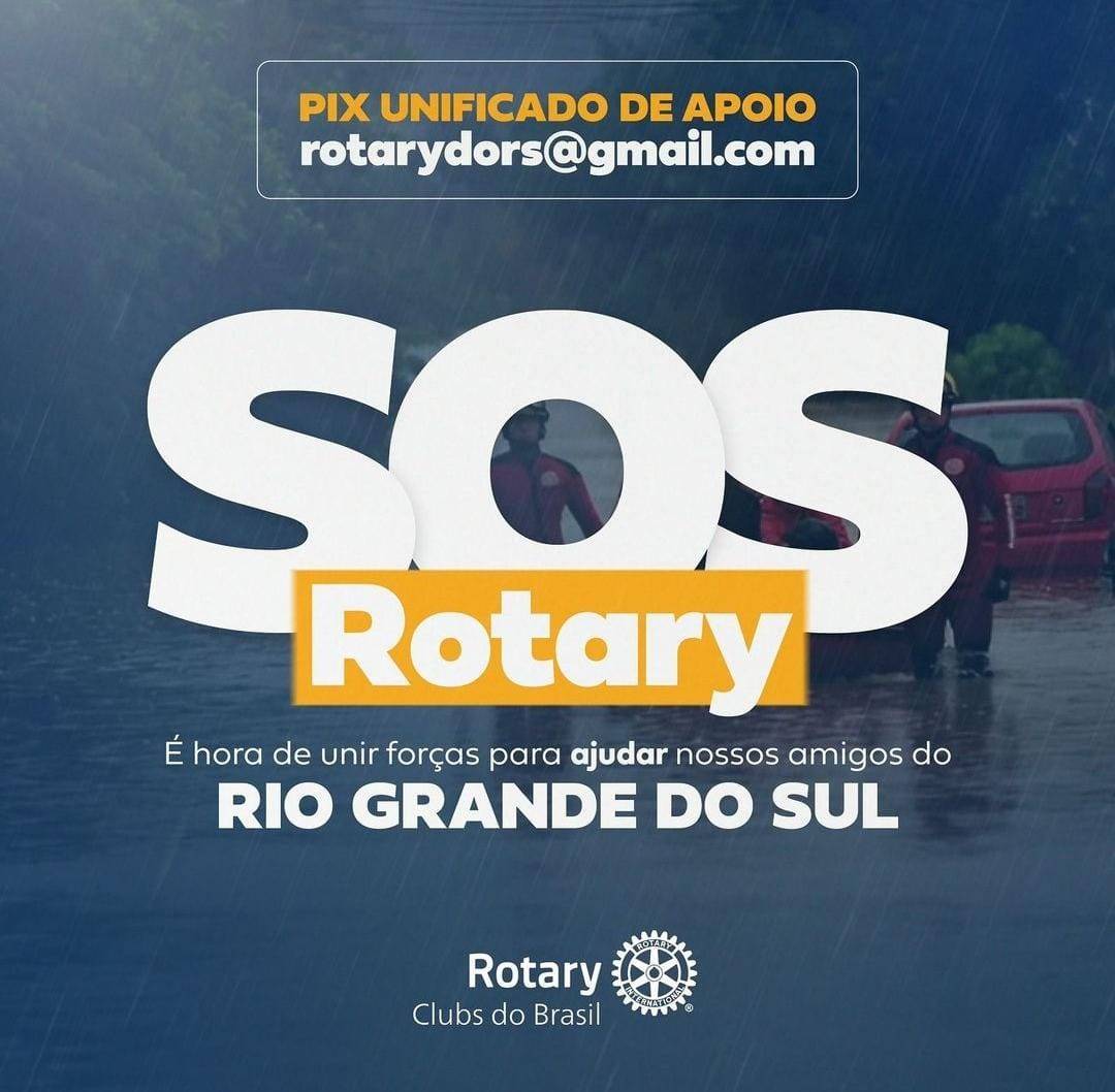 O Rotary Club - Mauricio de Nassau Arantes Lisboa se une à Campanha SOS Rotary em um esforço conjunto para auxiliar nossos amigos no Rio Grande do Sul. 