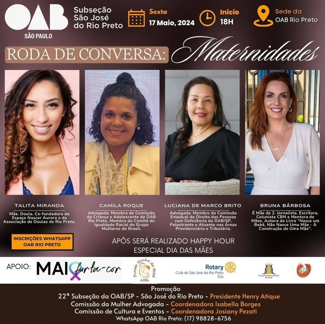 Evento Especial Dia das Mães | Rotary Club de São José do Rio Preto - Eco