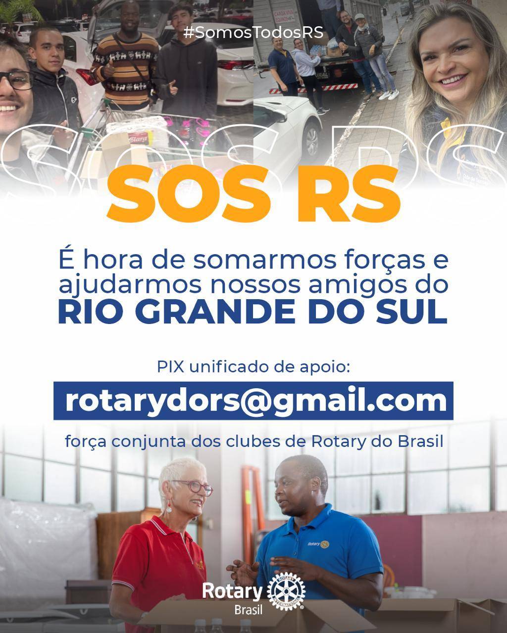 Somos todos RS. É hora de somar forças e ajudar nossos amigos do Rio Grande do Sul !