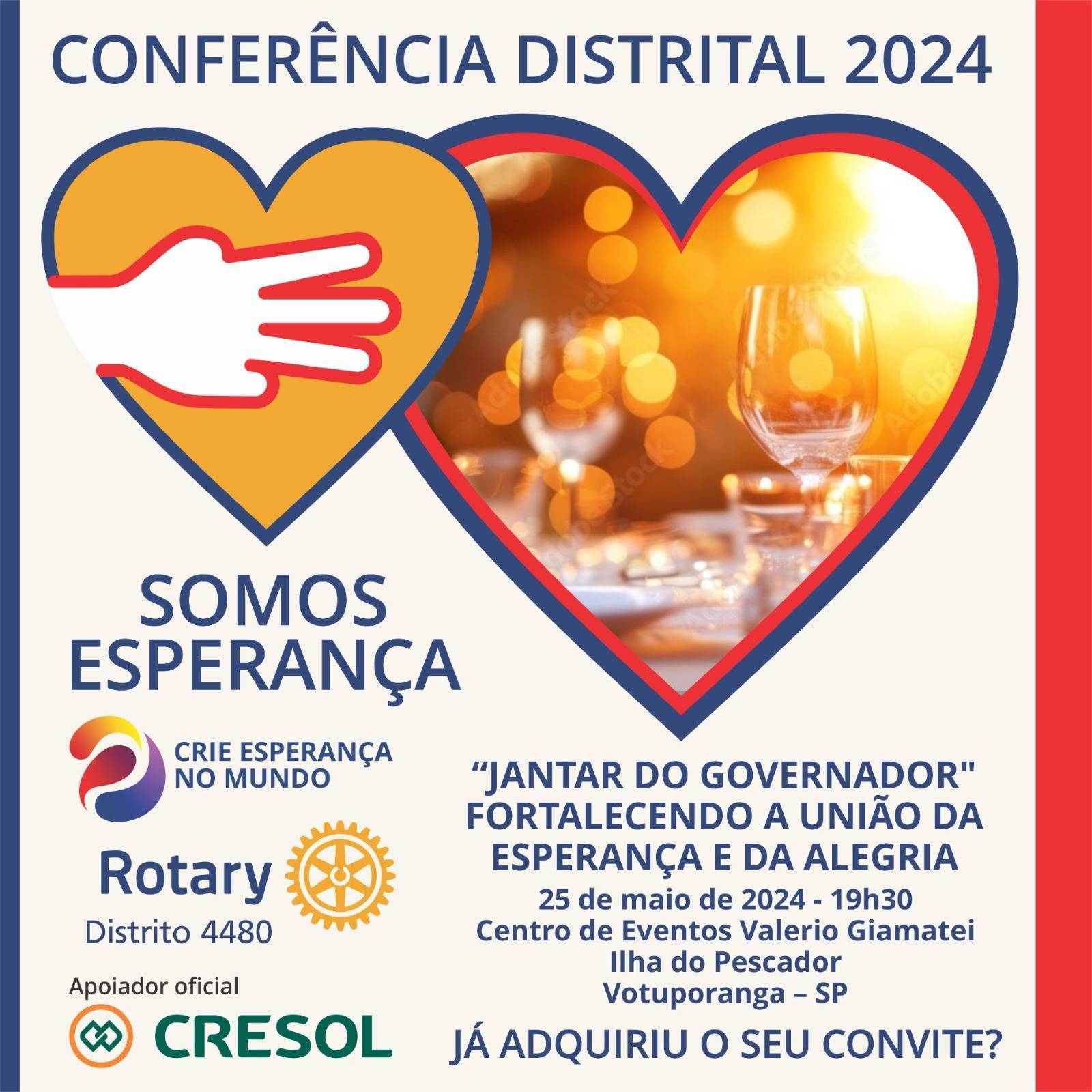 Convite para Conferência Distrital  2024