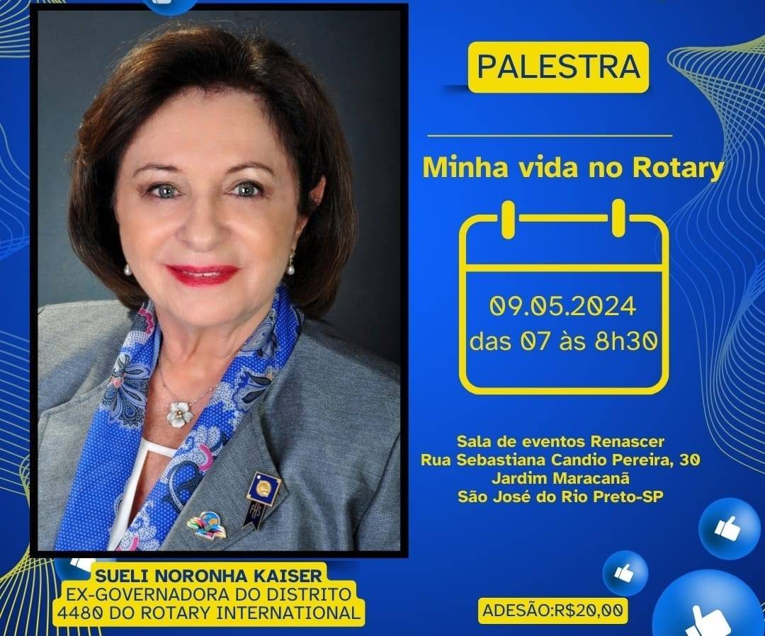 Rotary Club de São José do Rio Preto - Alvorada Apresenta Palestra 