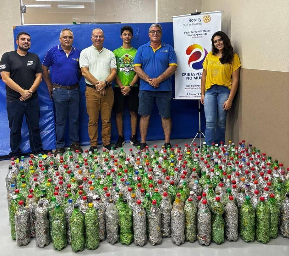Gincana em colégio de Barretos arrecada  milhares de lacres de alumínio