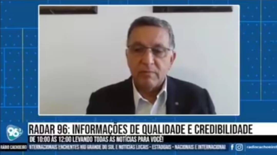 Rádio Cachoeiro FM teve a honra de receber o Coordenador da Fundação Rotária para Região 31, Paulo Fonseca