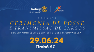 Posse do Governador Cioney G. Giovanella