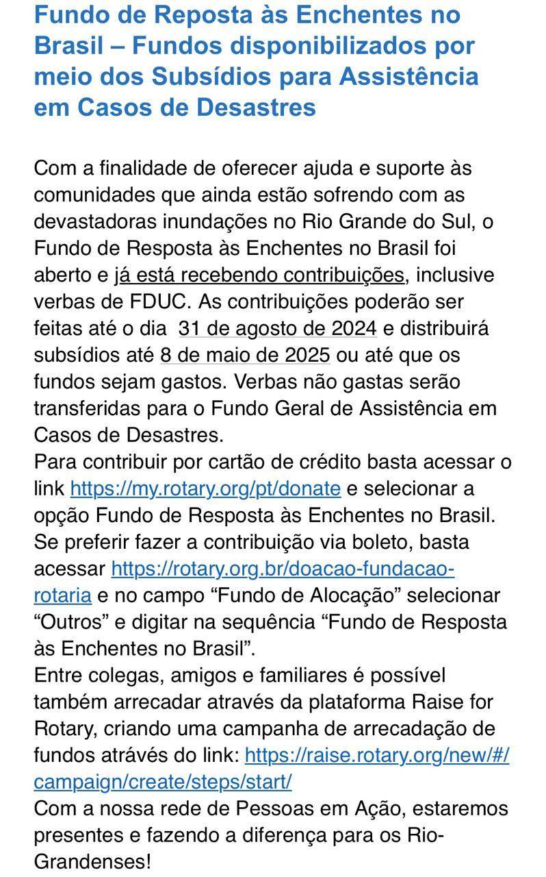 Fundo de Resposta às Enchentes no Brasil