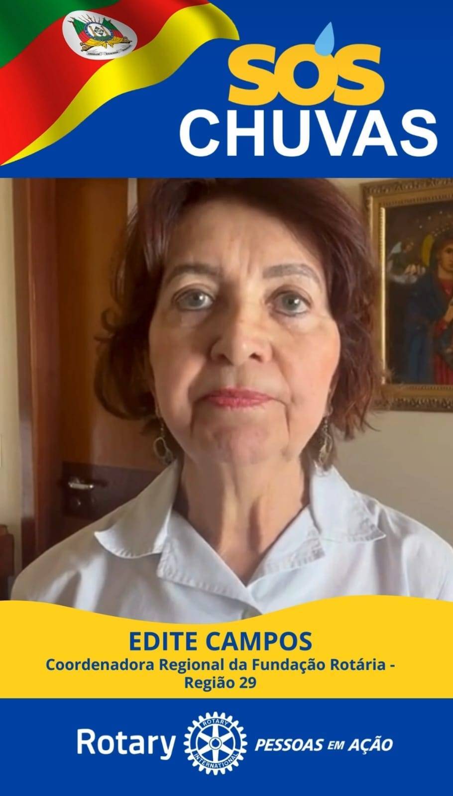 Continue levando esperança aos irmãos do Rio Grande do Sul 