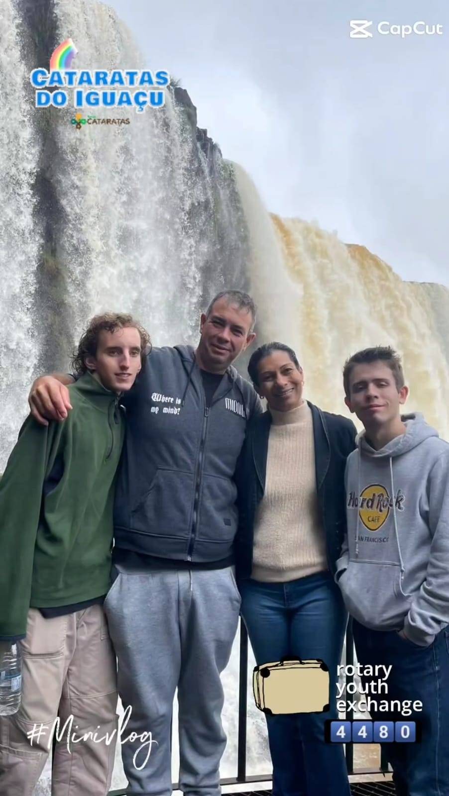 Passeio de Intercambistas nas Cataratas do Iguaçu 