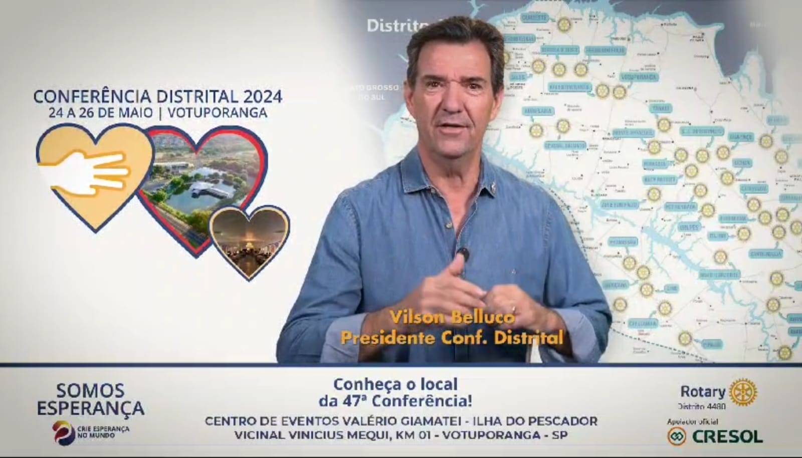  Amanhã, a Conferência Distrital!