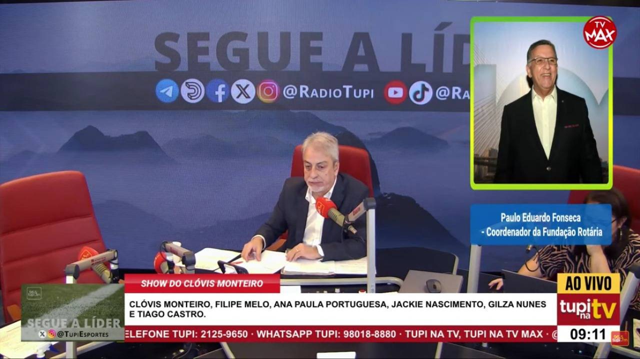 Rotary é Destaque na Rádio Tupi FM
