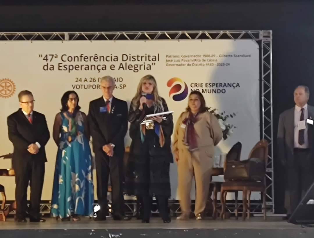 Rotary Club de General Salgado é destaque na 47ª Conferência Distrital em Votuporanga