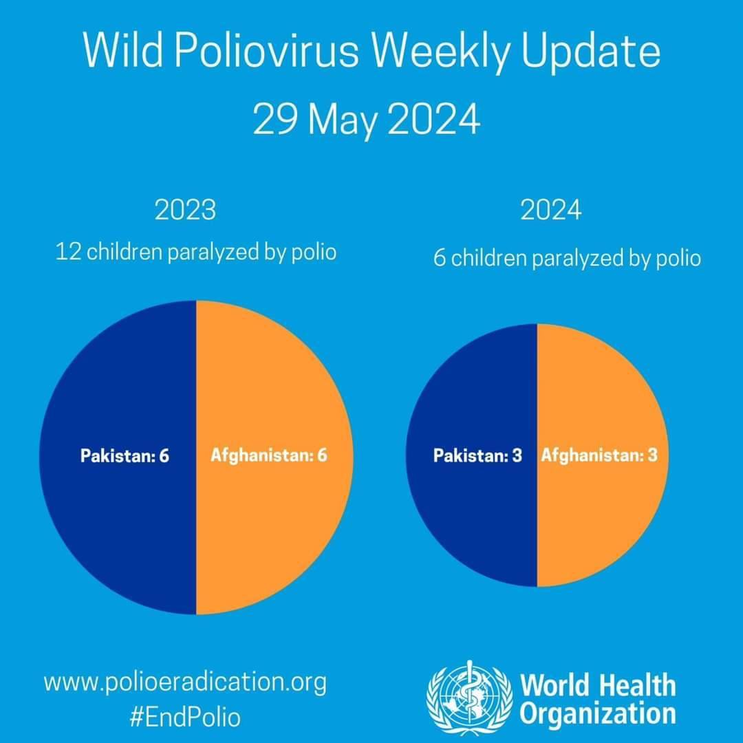 Atualização dos Casos de Poliomielite no Mundo