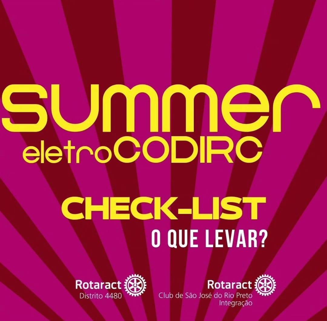 O Que Levar na Summer Eletro CODIRC