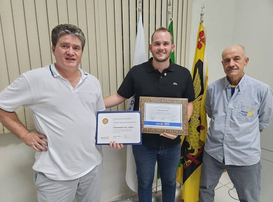 Rotary Club de Olímpia Integração Entrega Título Paul Harris