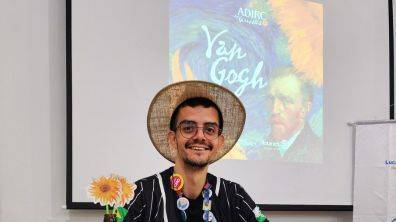 Na foto o Representante Distrital para o Rotaract Club no ano rotário 2024-25 Lucas Gustavo 