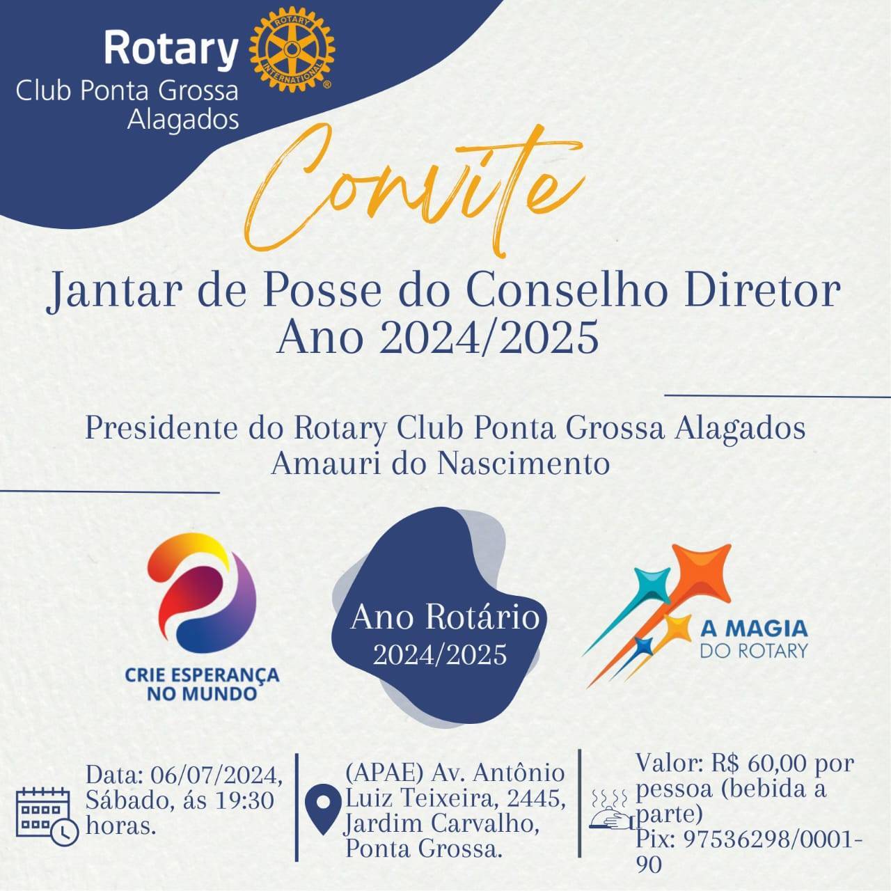 Posse do Conselho Diretor ano 2024/2025