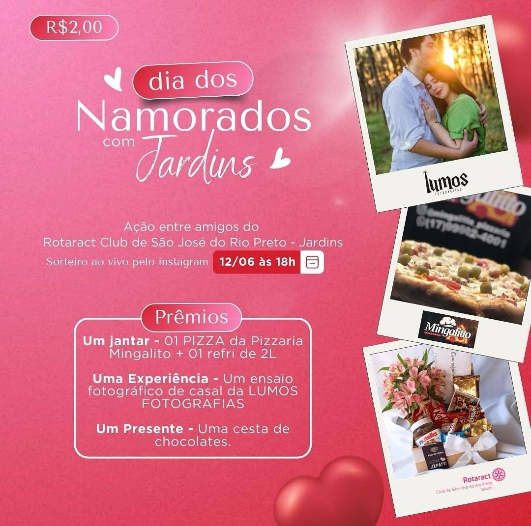 Dia dos namorados com Rotaract Club de São José do Rio Preto - Jardins