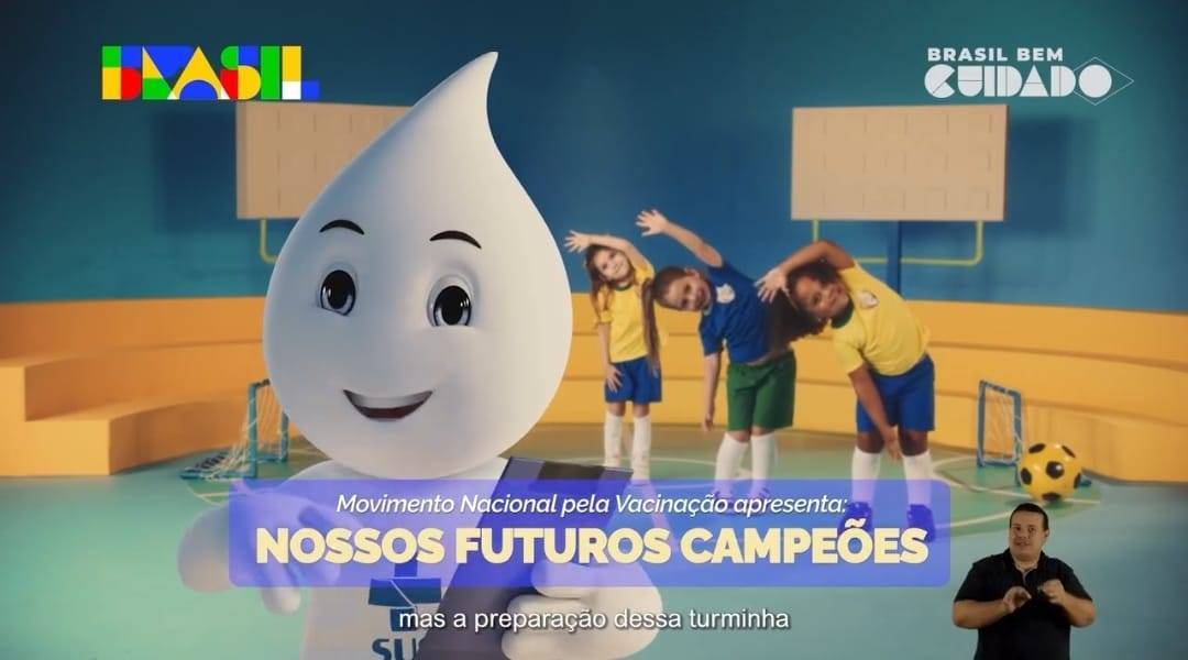 Os Interact Clubs, Rotaract Clubs e Rotary Clubs do Brasil apoiam o Movimento Nacional pela Vacinação contra a paralisia infantil