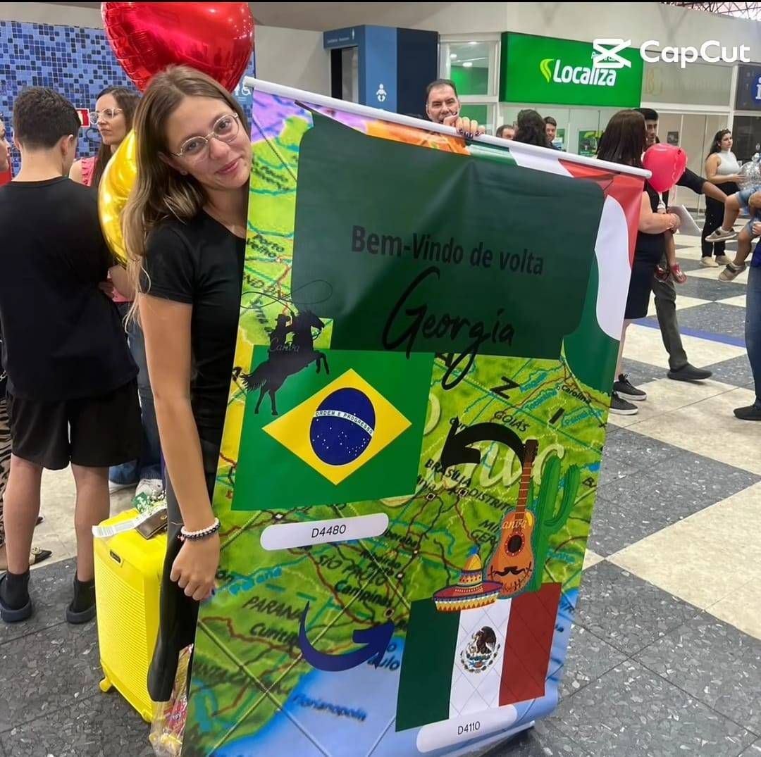 Georgia retorna do seu intercâmbio no México