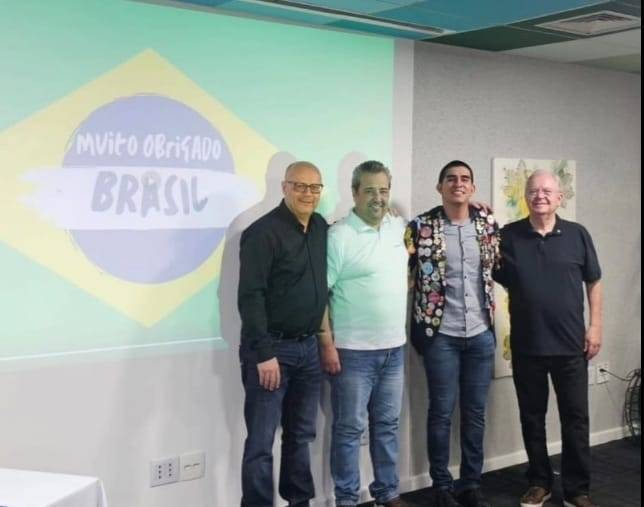 Intercambista Angel do México fez sua apresentação de despedida no Rotary Club de São José do Rio Preto - Jardins