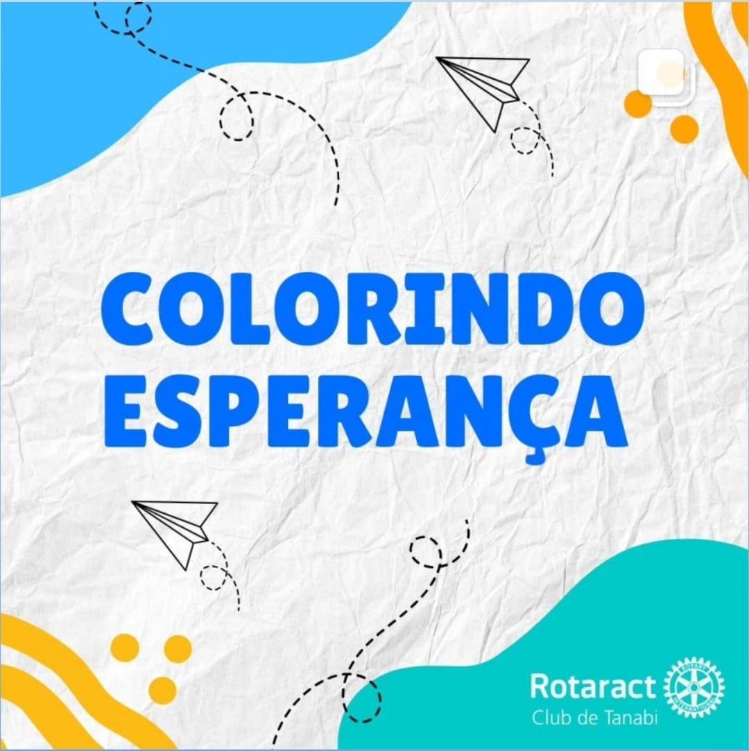 Rotaract Club de Tanabi realiza o projeto "Colorindo Esperança"