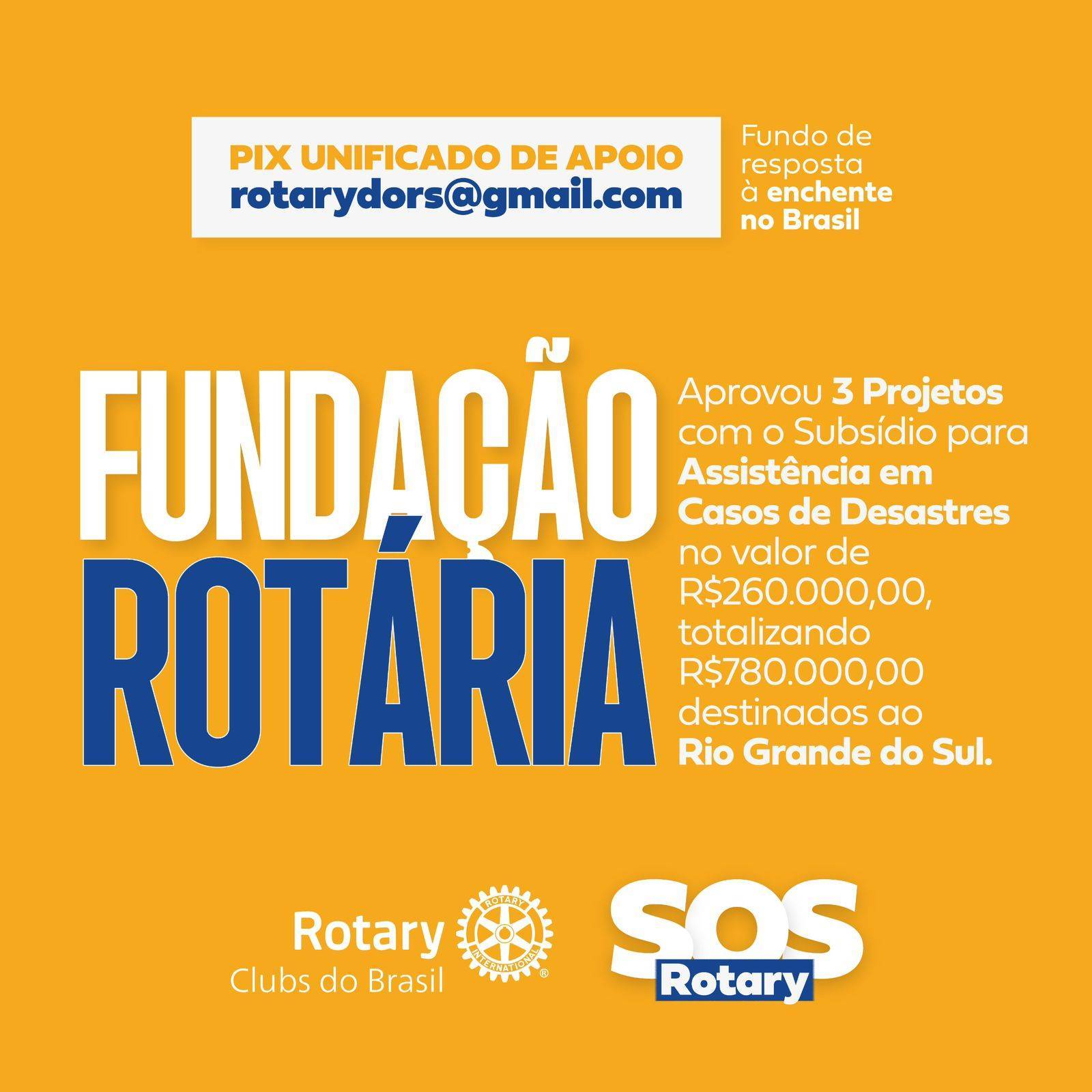 A Fundação Rotária está fazendo sua parte com apoio dos rotarianos por todo mundo