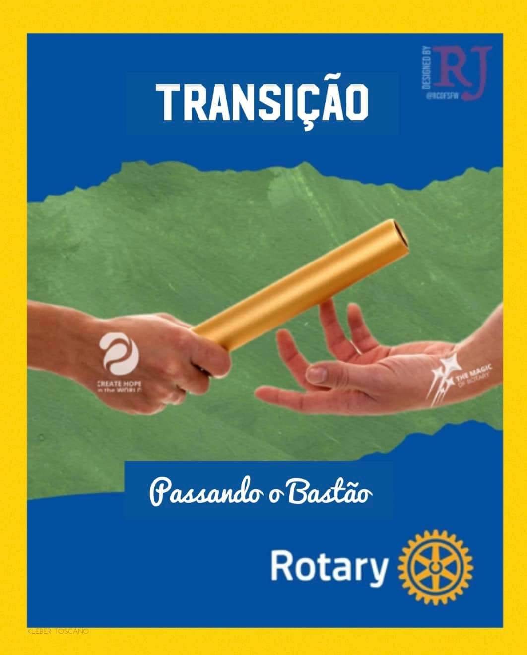 Está chegando a hora. Em 1° de julho, quando um ano rotário termina, um novo ano rotário começa