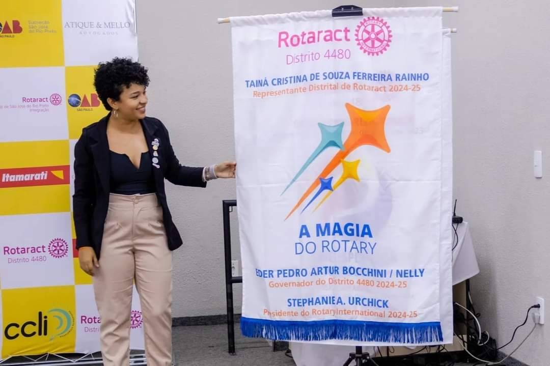 Tainá Rainho - RDR do Distrito 4480 na Gestão 2024-25