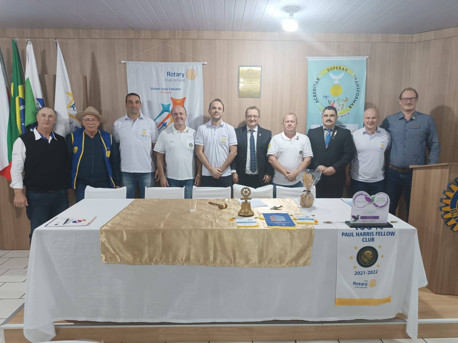 Membros do Conselho Diretor para o ano Rotário 2024/25