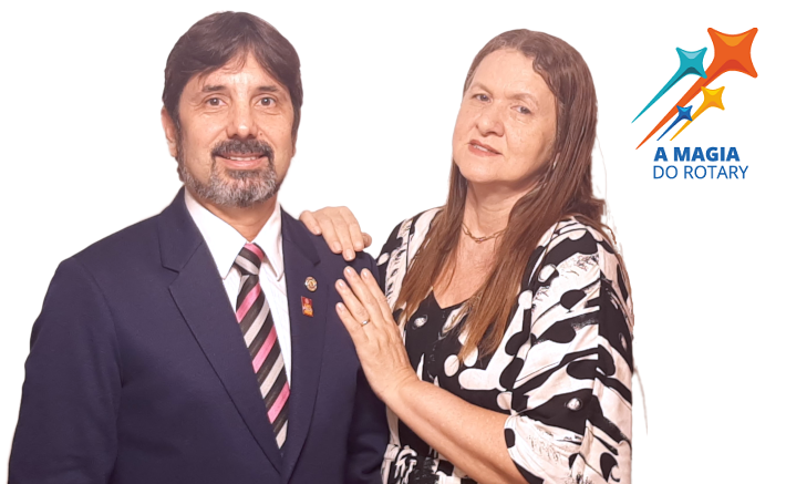 Casal governador 2024-25 Helvio e Christiane