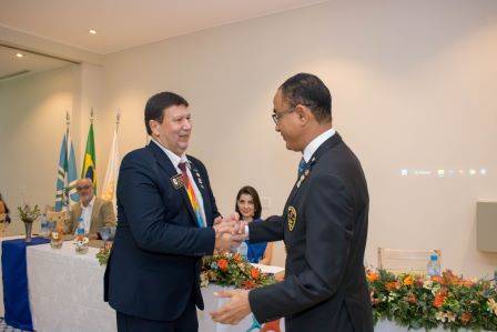A troca de dirigentes rotários na região centro-oeste do interior paulista aconteceu em Dracena