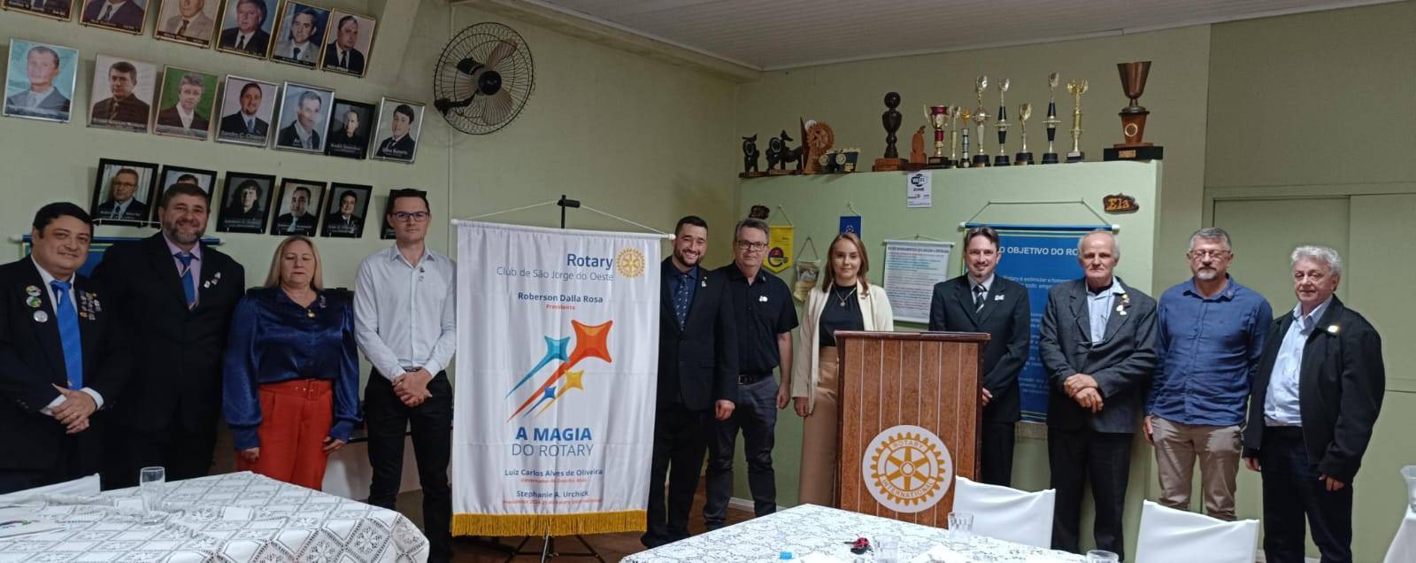 Novo Conselho Diretor do Rotary Club de São Jorge D'Oeste.