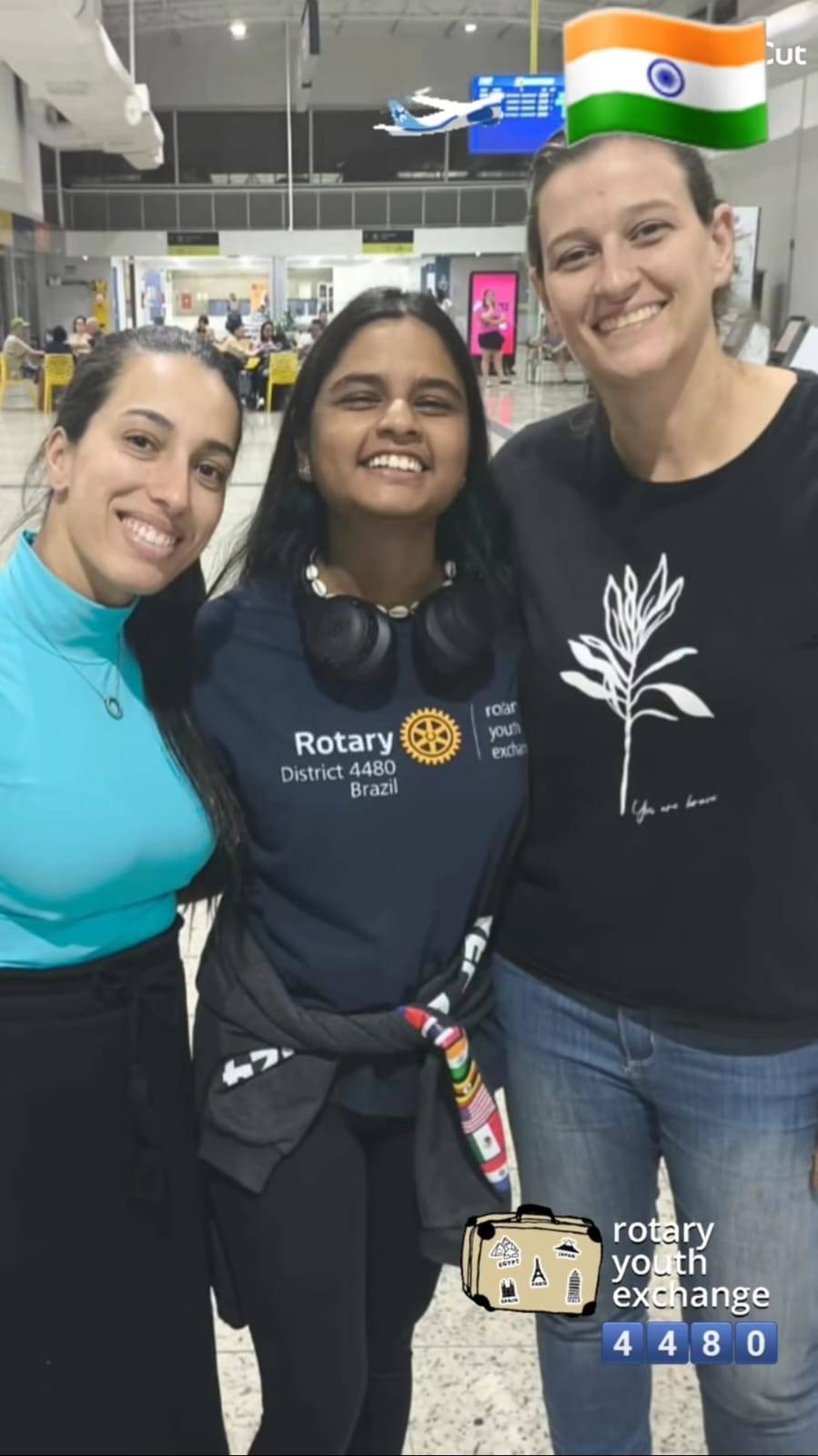 Intercambista Rithikha Retorna Para Índia