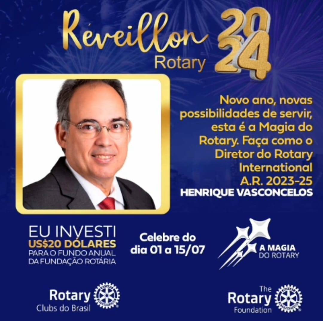 Celebre o Reveillon do Rotary investindo e fortalecendo o Fundo Anual da Fundação Rotária