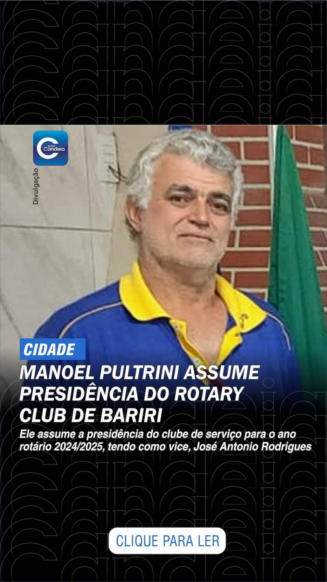 Posse do Rotary Club de Bariri - 16 de Junho é destaque na mídia local