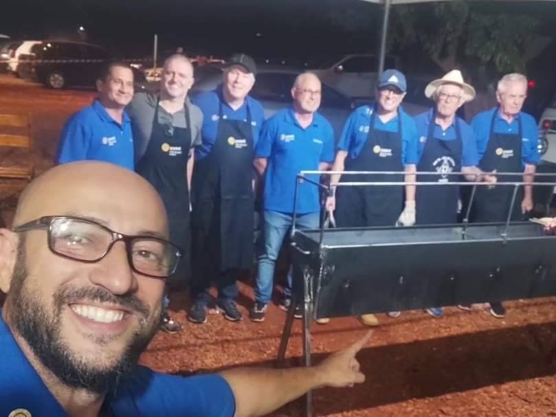 O Rotary Club de Jahu - Centro participando do 7⁰ ENPROCANA da Associcana de Jahu