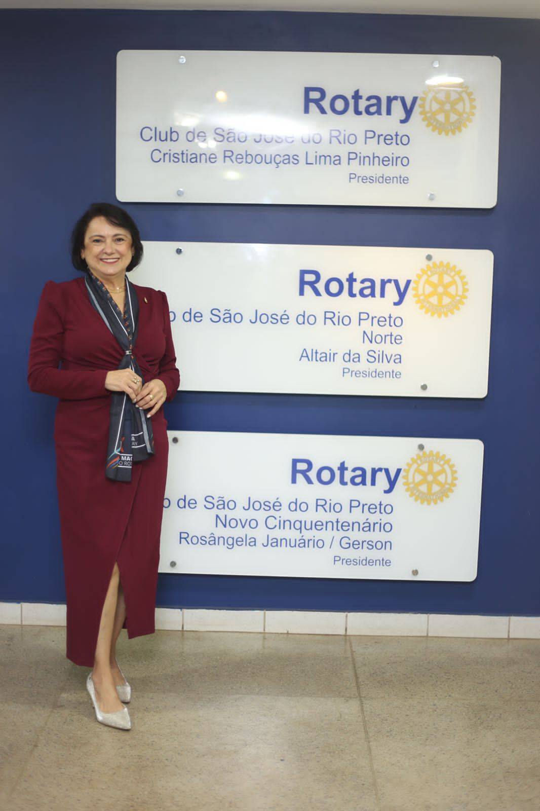 ROTARY DE SÃO JOSE DO RIO PRETO – POSSE DA PRESIDENTE CRISTIANE E DE SEU CONSELHO DIRETOR