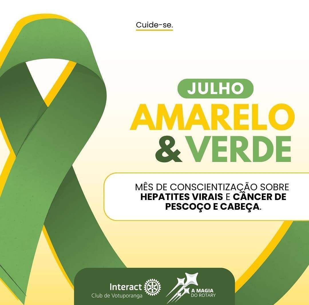 Interact Club de Votuporanga Inicia Campanha Julho Verde Amarelo