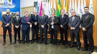 Rotary Club Francisco Beltrão empossa nova Diretoria para o ano rotário 2024-25