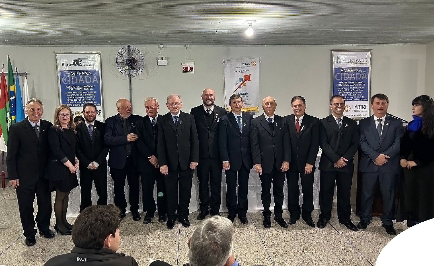 Empossada nova diretoria do Rotary Club de Canoinhas, gestão 2024-2025