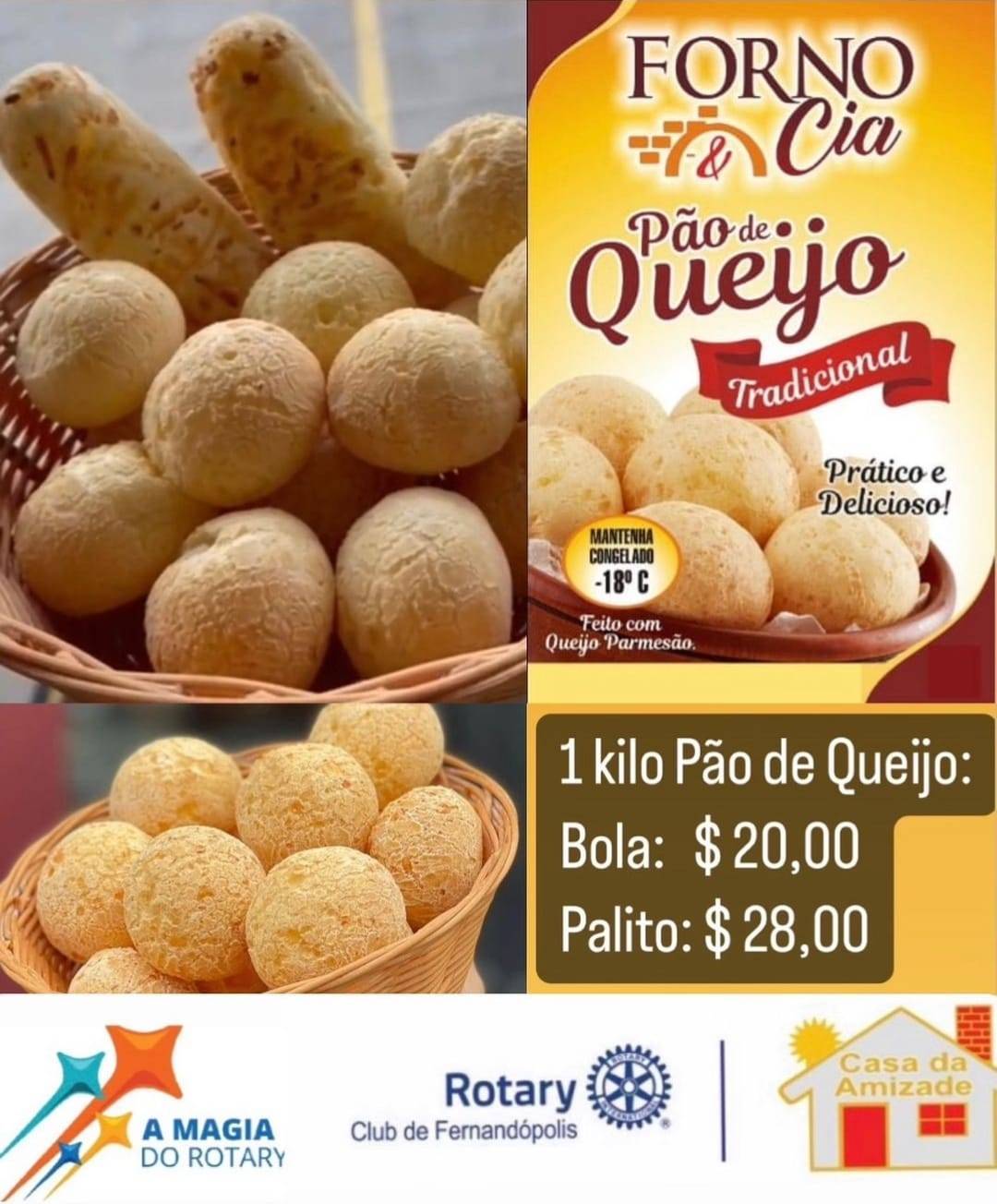 Rotary Club de Fernandópolis e Casa da Amizade Realizam Projeto O Pão Que Transforma