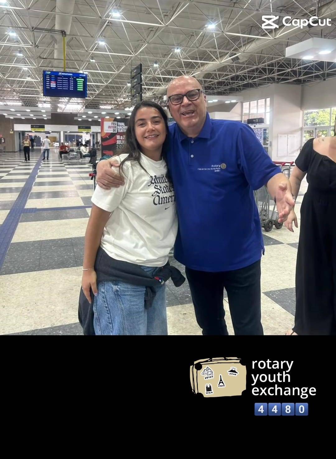 Intercambista Gabi Retorna dos EUA Para o Brasil