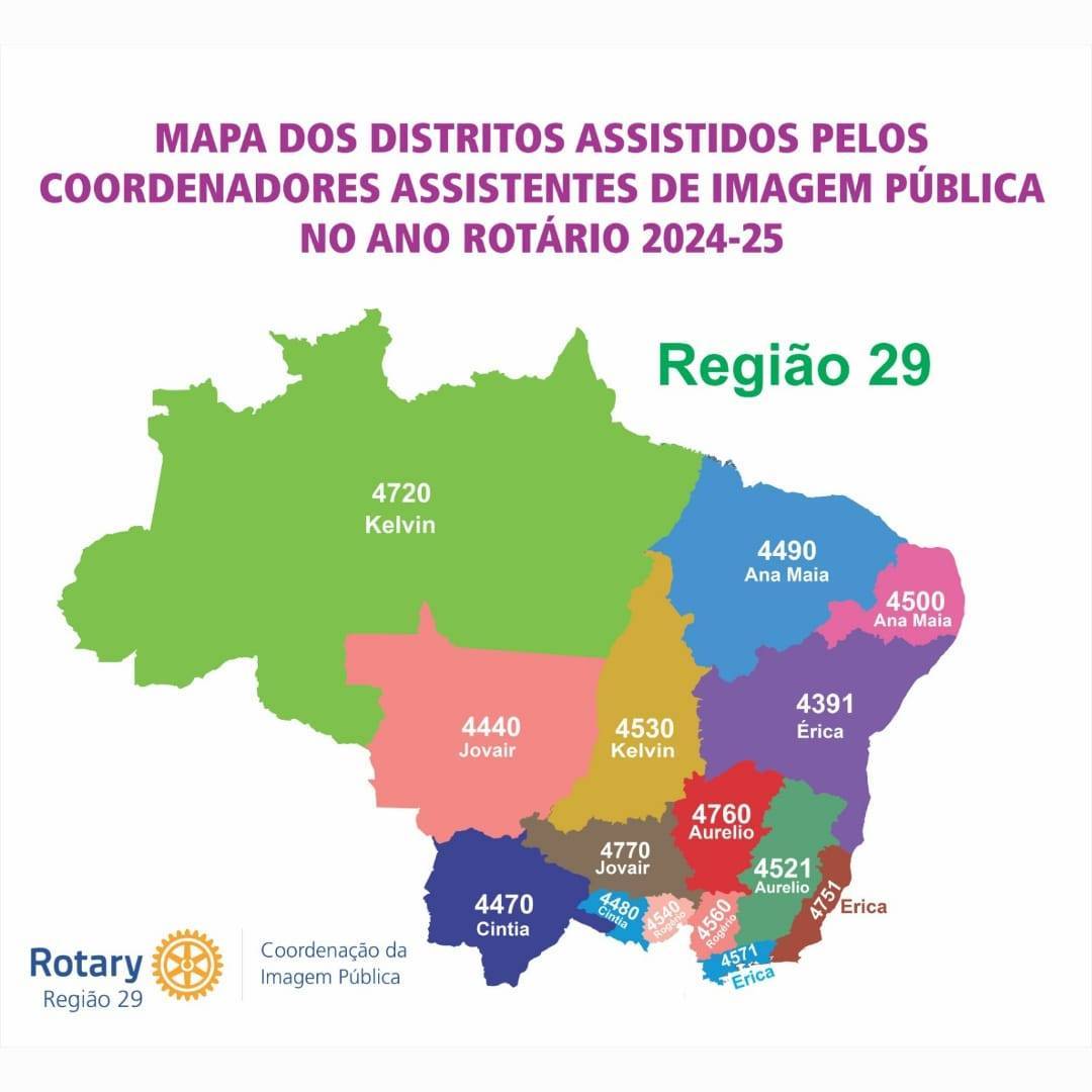 Conheça os Coordenadores de Comissões e Assistentes da Região 29