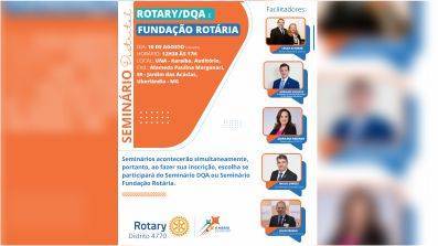 SEMINÁRIO DISTRITAL DE D.Q.A. e FUNDAÇÃO ROTÁRIA