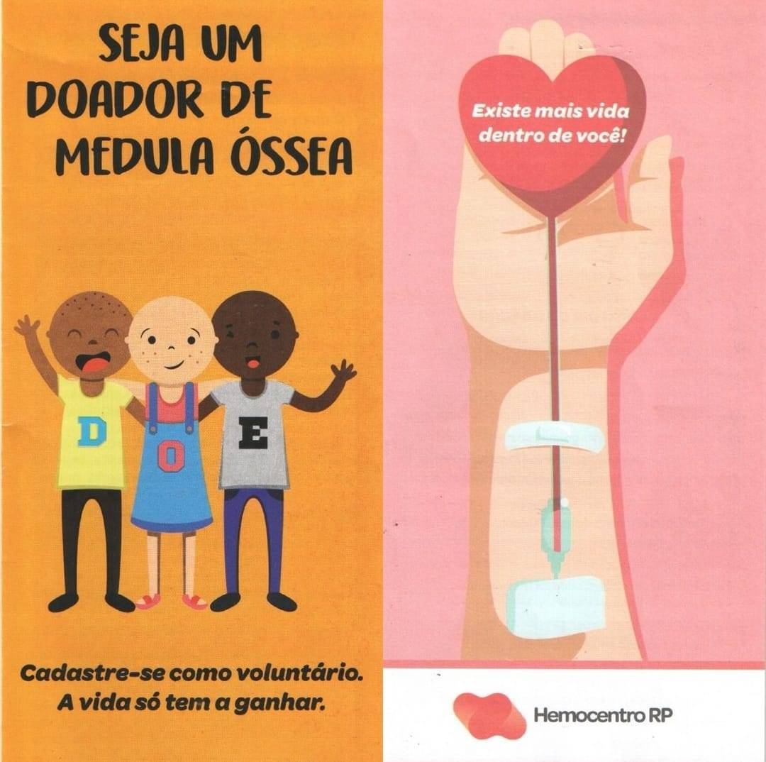 Casa da Amizade de Fernandópolis Convida a População para Participarem da Campanha de Doação de Medula Óssea
