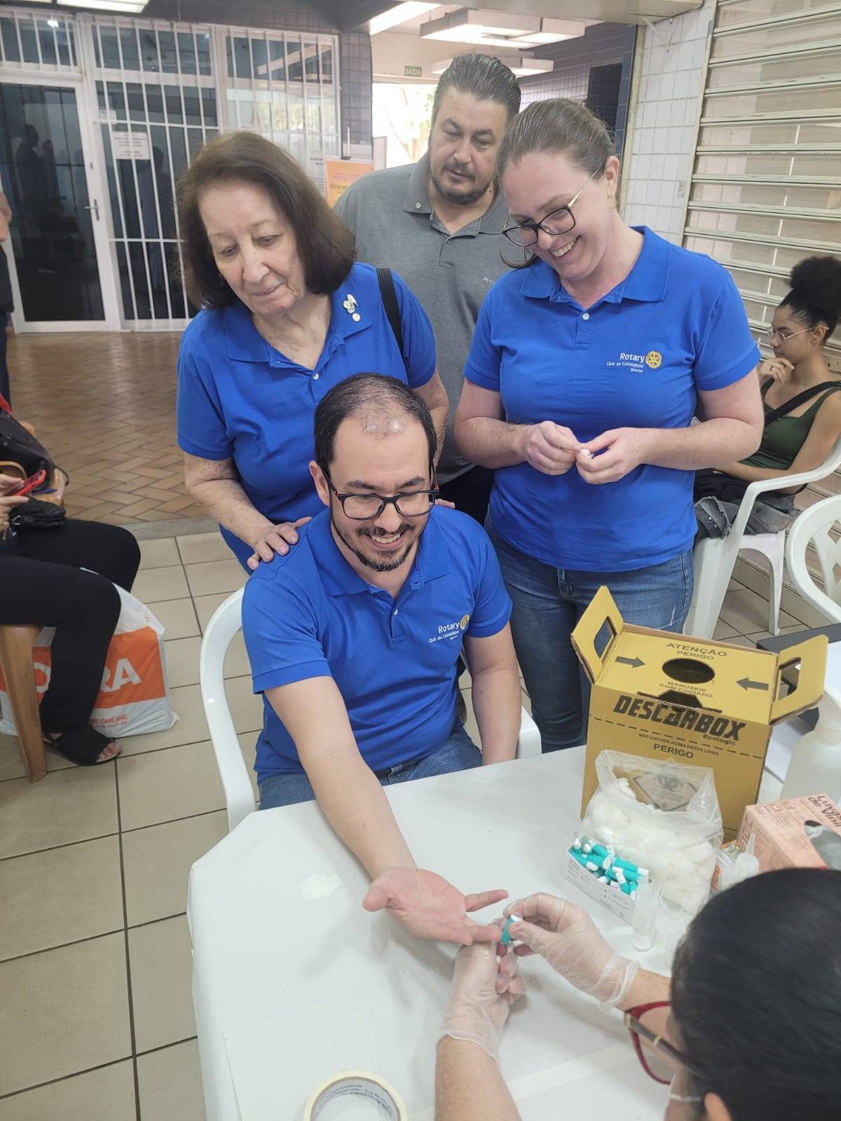Rotary Club de Catanduva - Norte Realiza Testes Para Campanha Hepatite Zero