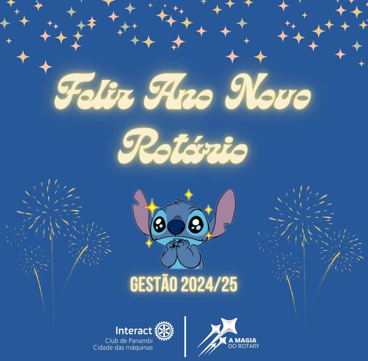 Começando oficialmente a gestão da Magia!✨ Desejamos um ótimo Novo Ano Rotário para todos que fazem parte dessa grande família!💙