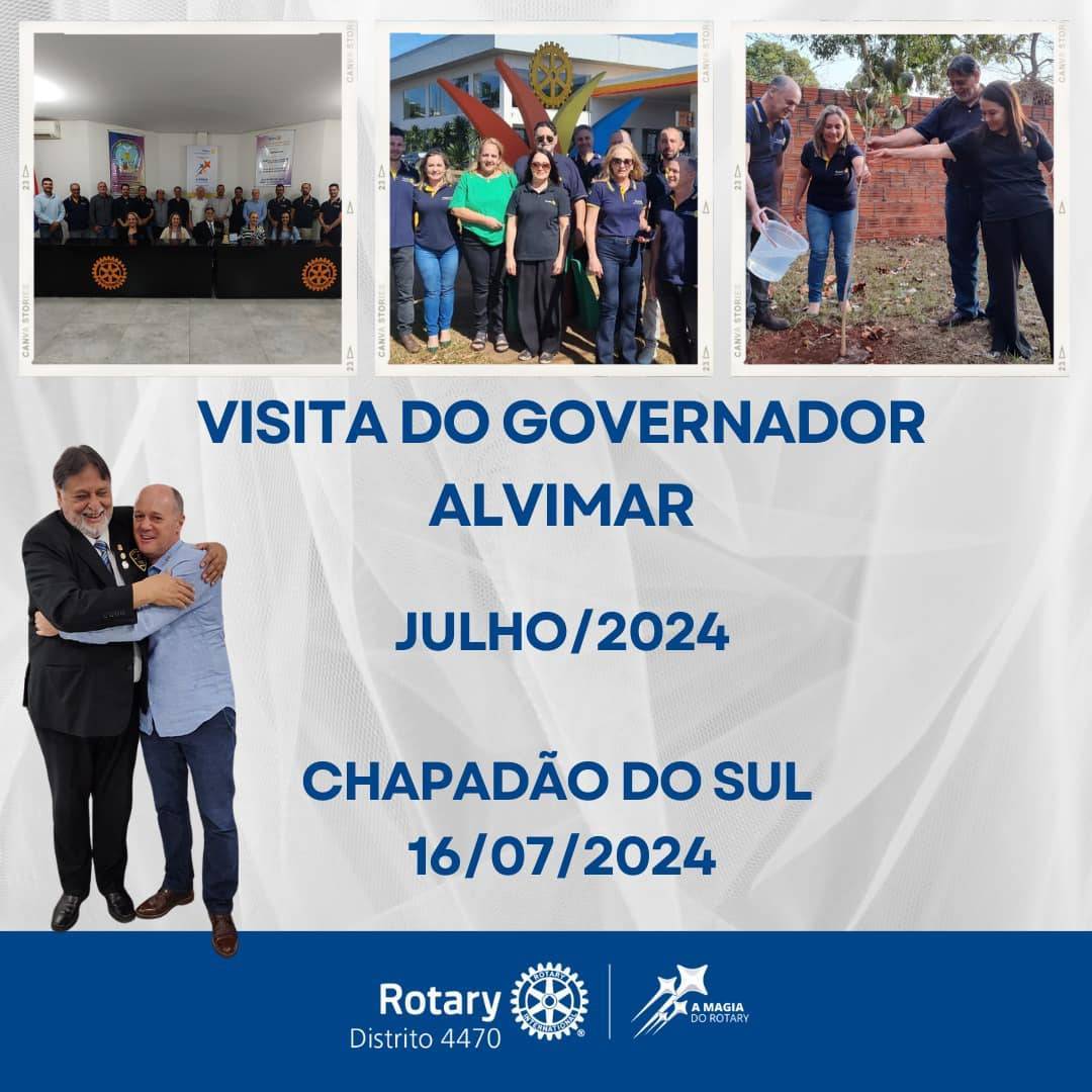 Visita Oficial do Governador Alvimar Lima de Castro na cidade de Chapadão do Sul/MS - 16/07/2024
