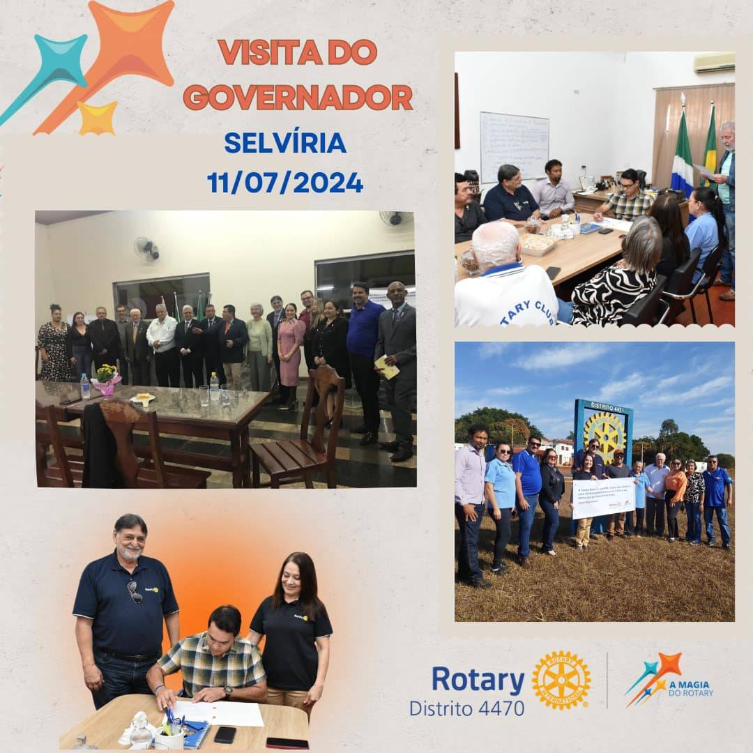 Visita Oficial do Governador Alvimar Lima de Castro na cidade de Selvíria/MS - 11/07/2024